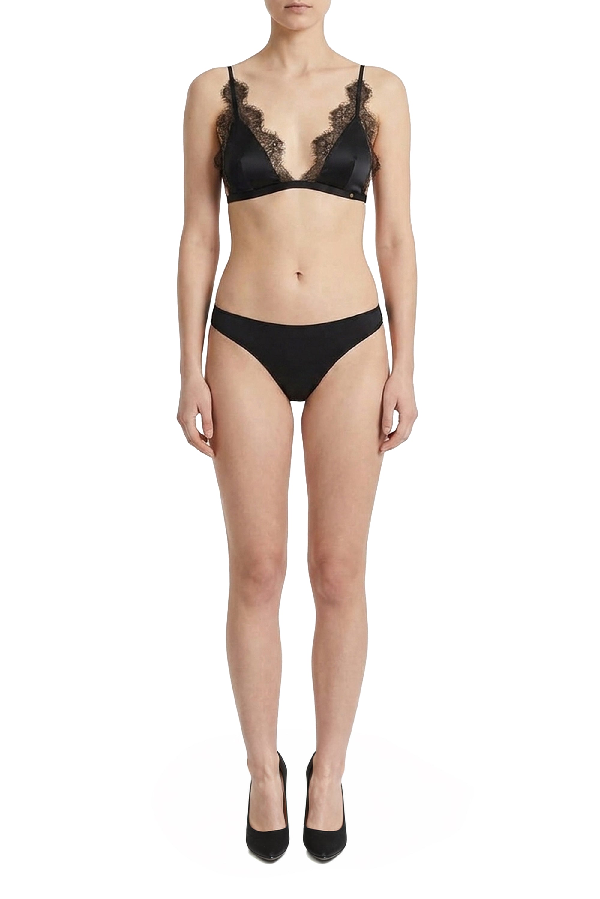 Soutien-gorge Jayne en soie - Black