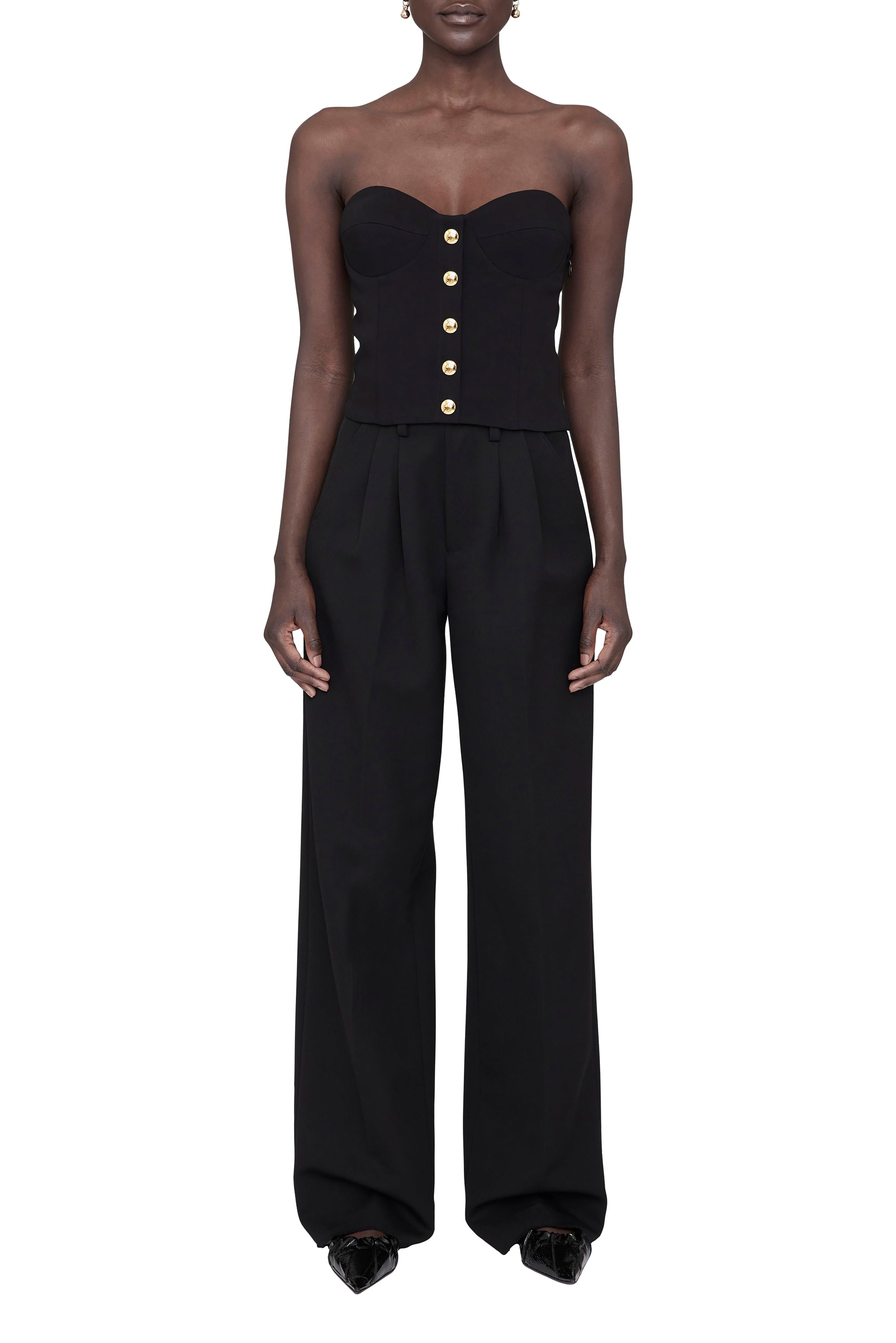 JENNIFER TOP - BLACK