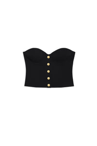 2qty RELIQUAT 95€ / JENNIFER TOP - BLACK