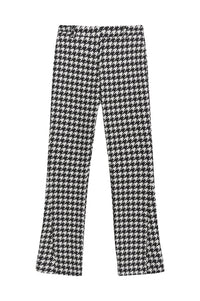 Jocelyn high-waisted trousers - Black & White