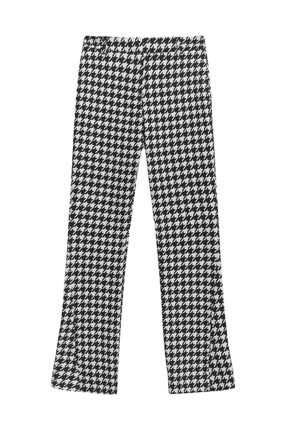 Jocelyn high-waisted trousers - Black & White