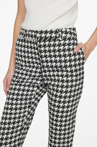 Jocelyn high-waisted trousers - Black & White