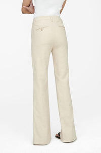 JOELLE TROUSER - BUTTERCREAM HOUNDSTOOTH