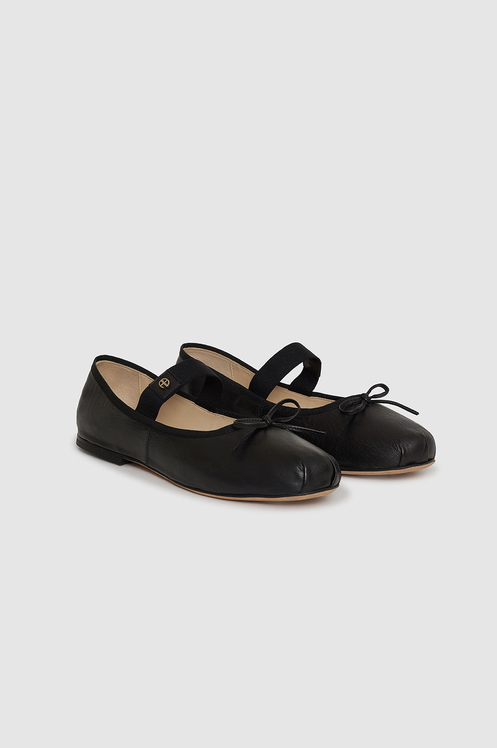 Ballerines Jolie en cuir - Black