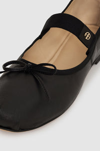 Ballerines Jolie en cuir - Black