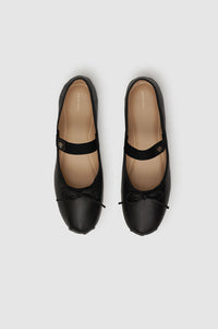 Ballerines Jolie en cuir - Black