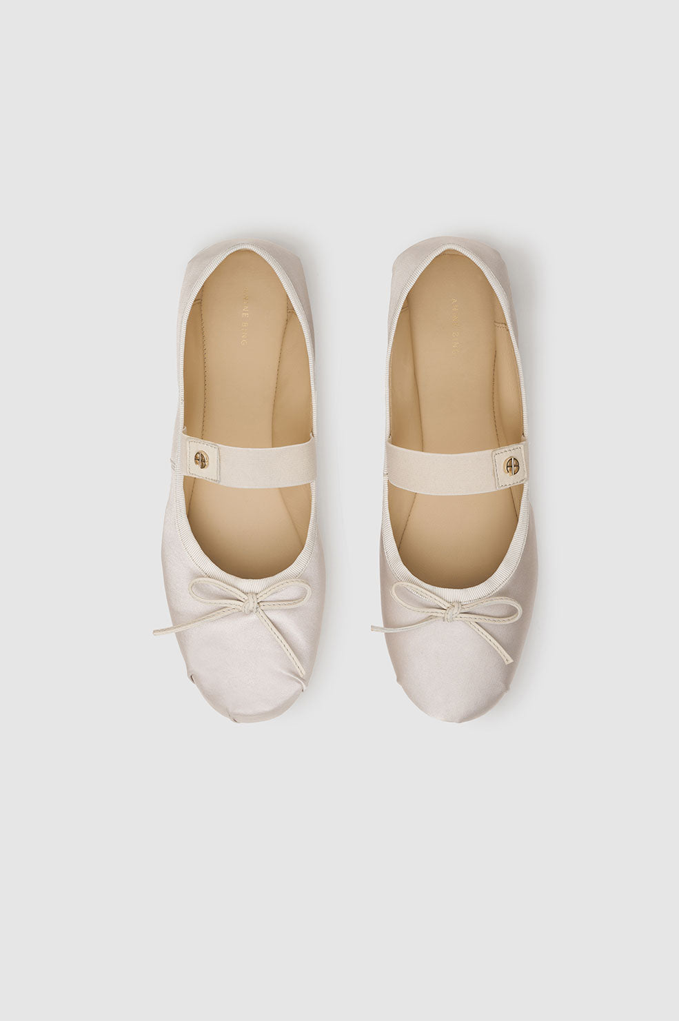Ballerines à brides - Champagne