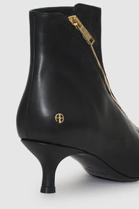 Bottes à talons Jones en cuir - Black