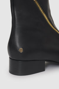 Bottes à talons Jones en cuir - Black