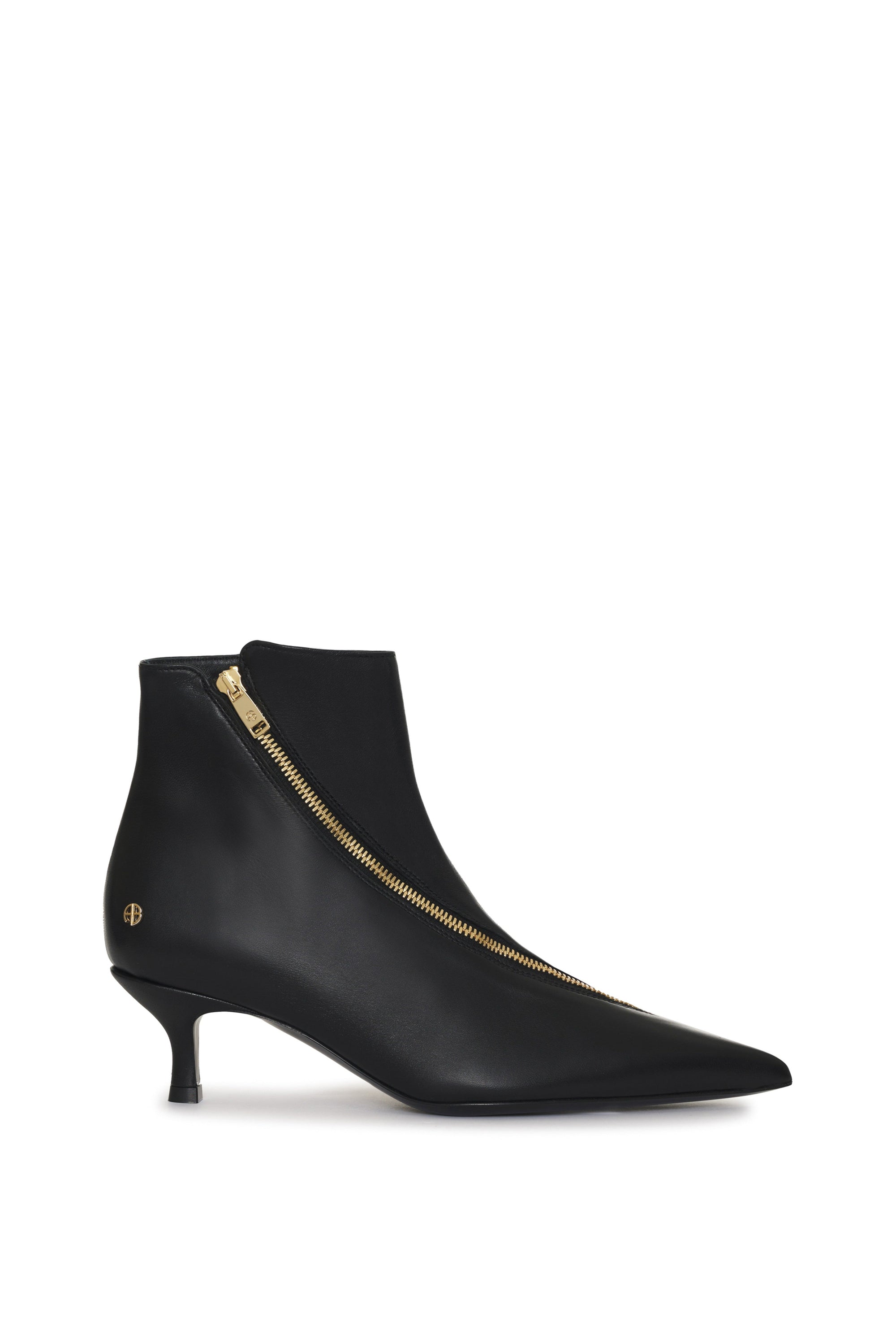 Bottes à talons Jones en cuir - Black