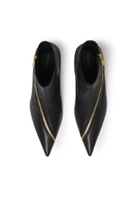 Bottes à talons Jones en cuir - Black