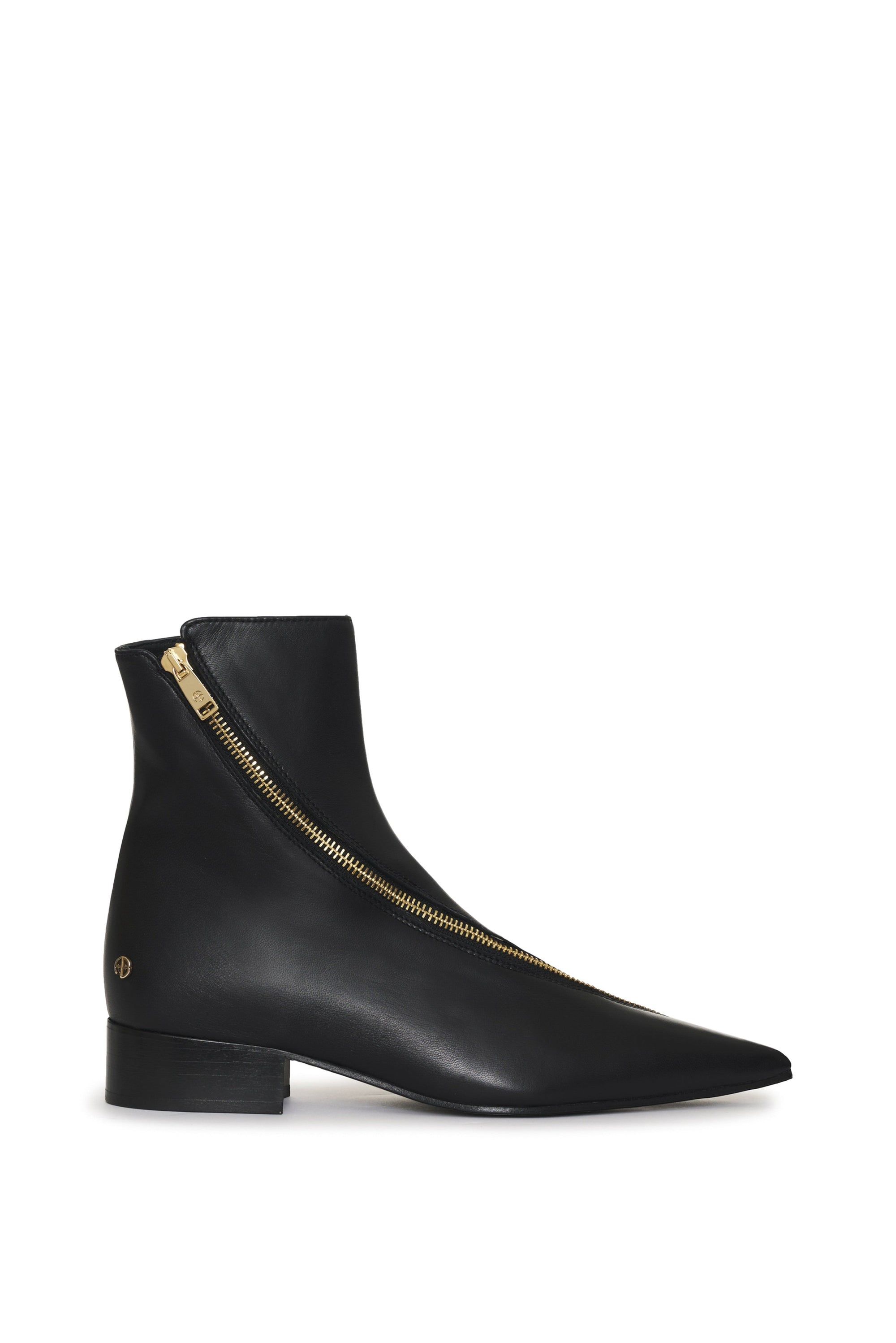 Bottes à talons Jones en cuir - Black