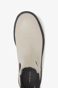 Bottes Justine en cuir - Ivory