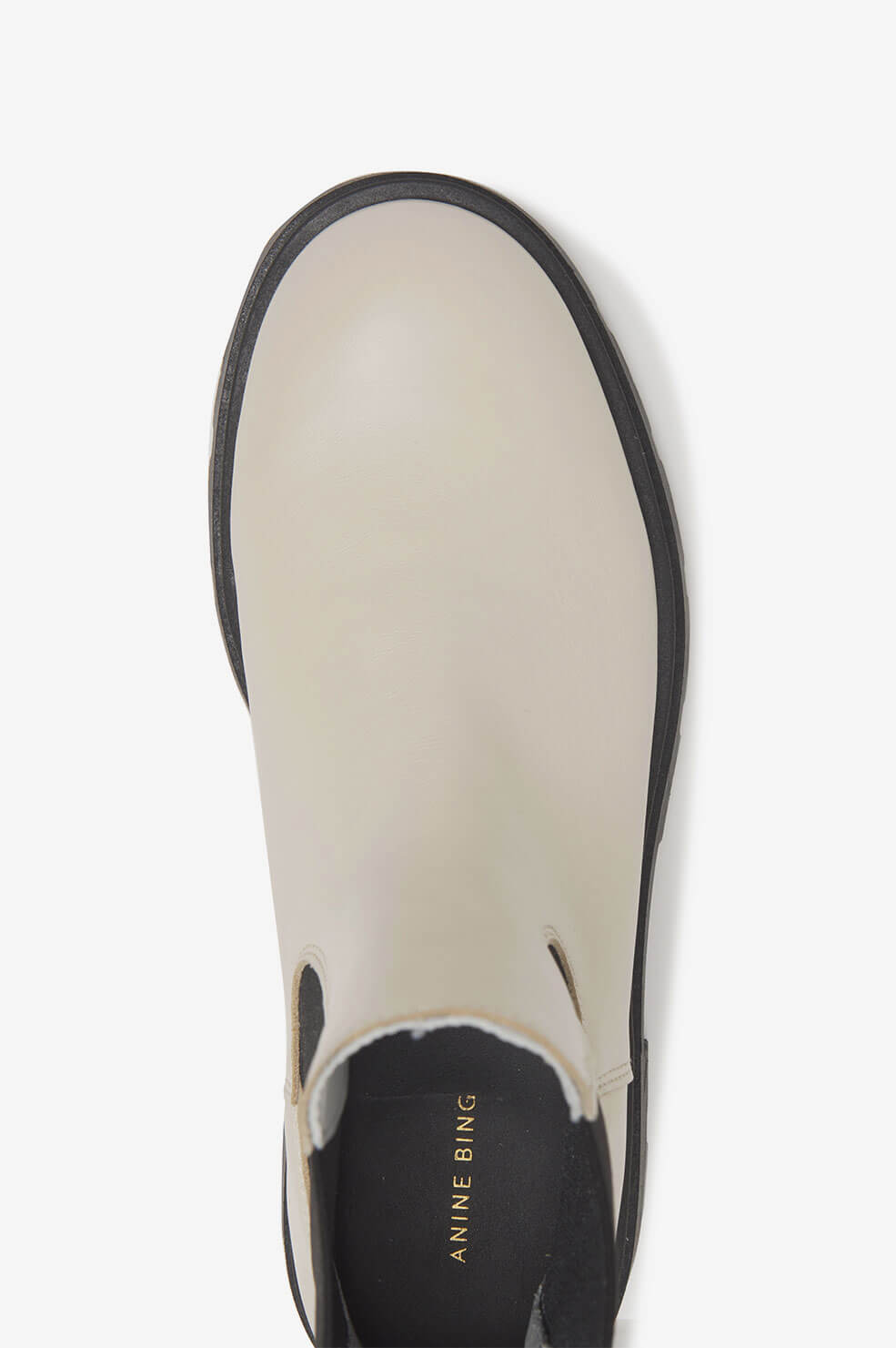 Bottes Justine en cuir - Ivory
