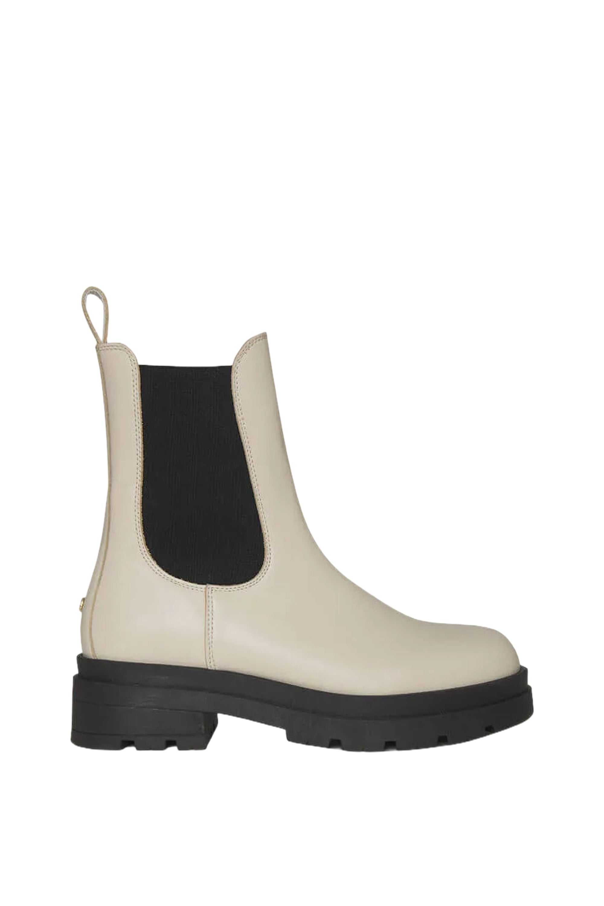 Bottes Justine en cuir - Ivory