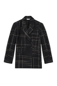 1qty NEW / KAIA BLAZER - BLACK PLAID