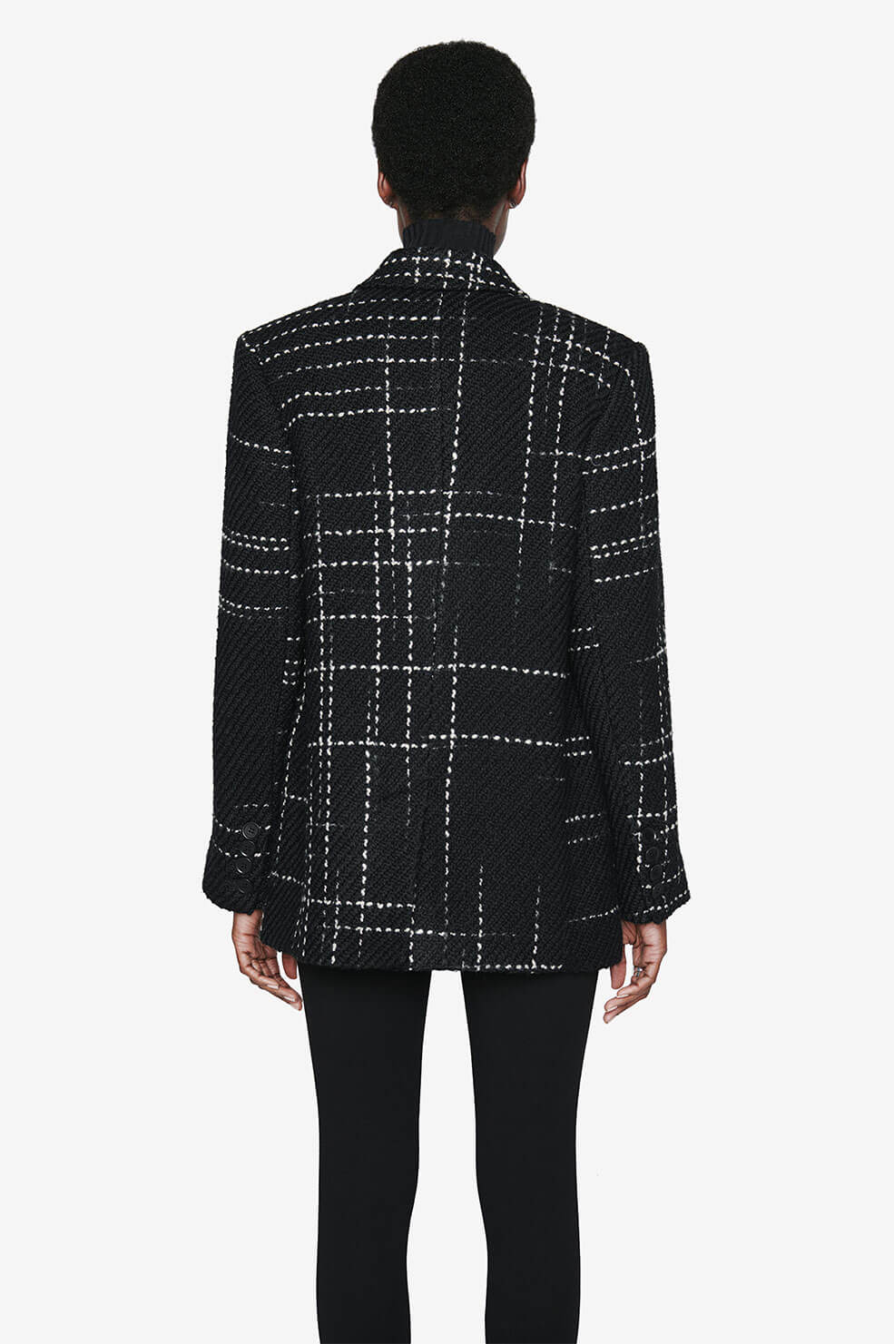 1qty NEW / KAIA BLAZER - BLACK PLAID