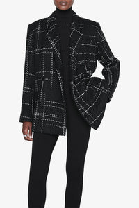 1qty NEW / KAIA BLAZER - BLACK PLAID