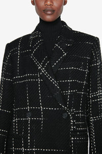 1qty NEW / KAIA BLAZER - BLACK PLAID