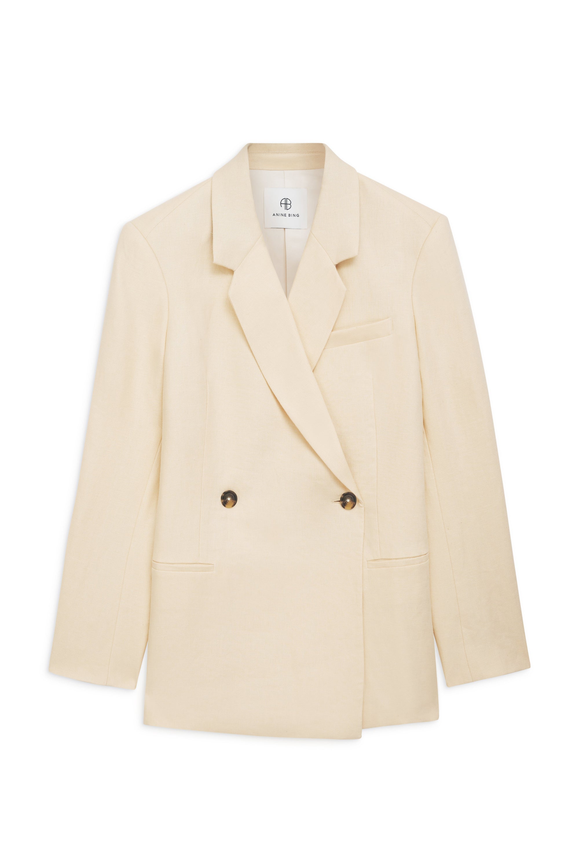KAIA BLAZER - LIGHT YELLOW LINEN