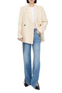 KAIA BLAZER - LIGHT YELLOW LINEN