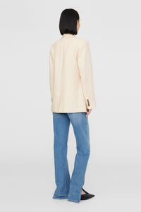 KAIA BLAZER - LIGHT YELLOW LINEN