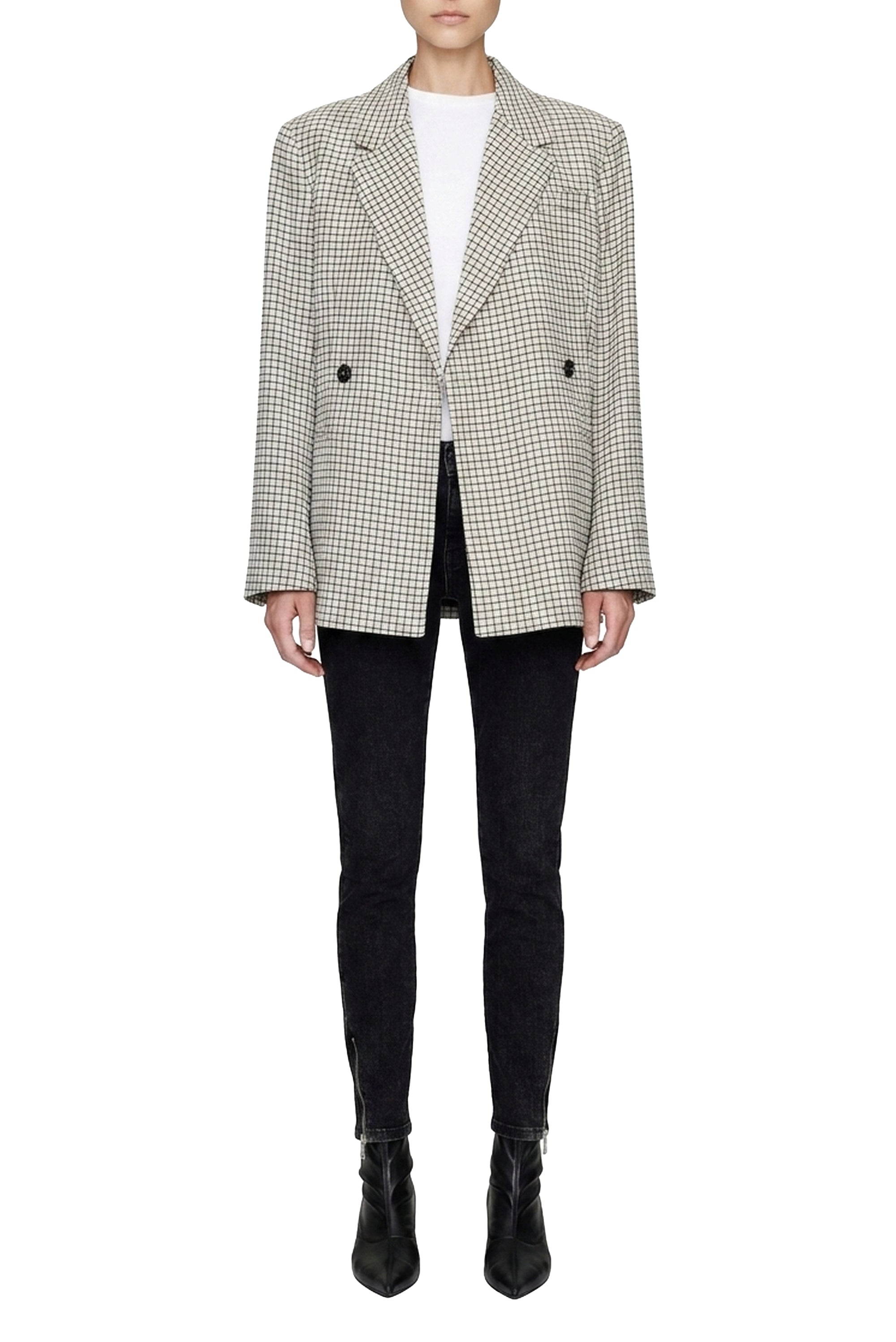 Blazer Kaia en laine - Grey