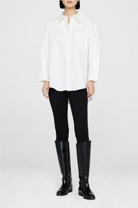 Bottes hautes Kari en cuir - Black