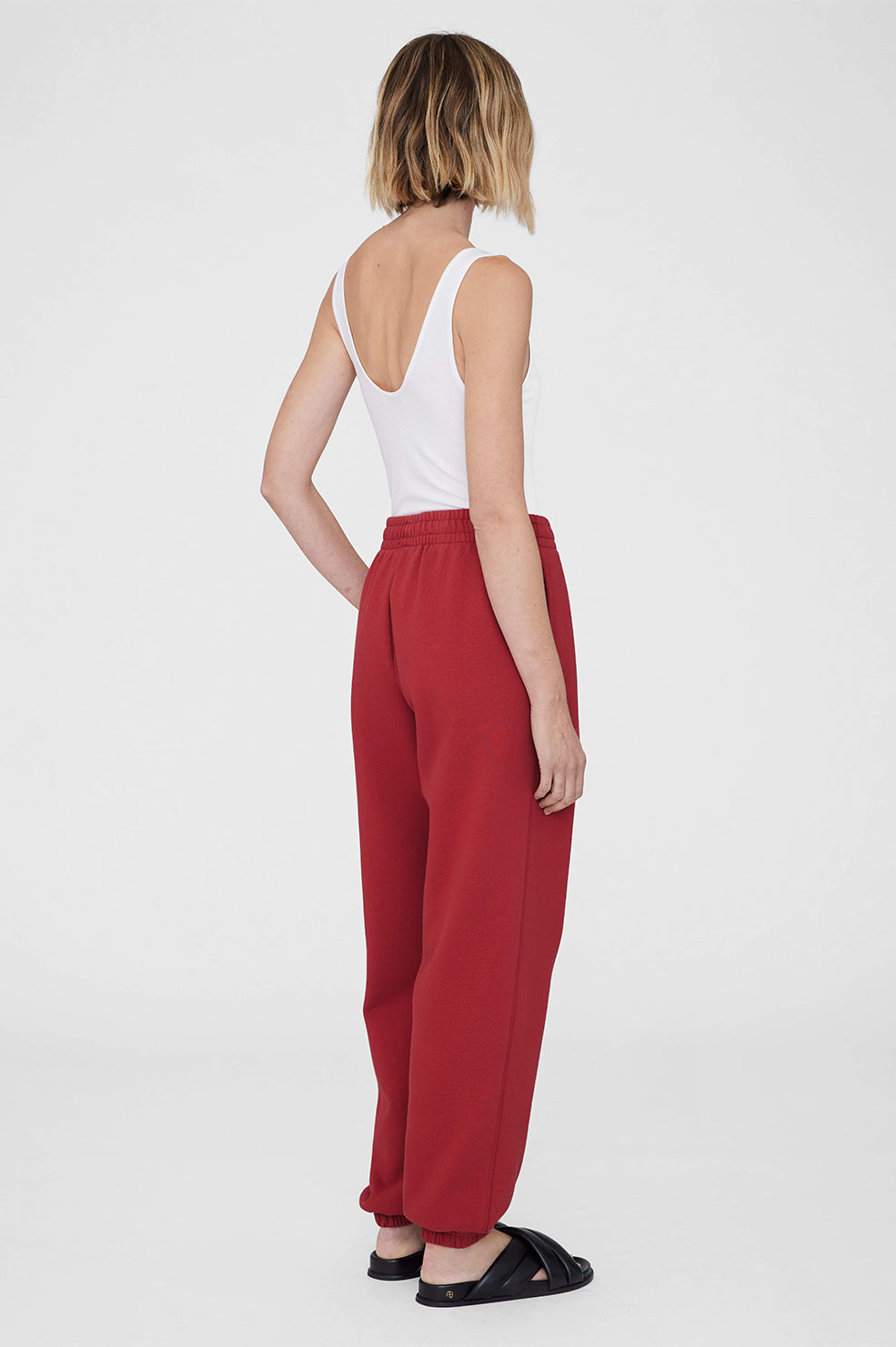 13qty NEW / KARTER JOGGER - WASHED RED
