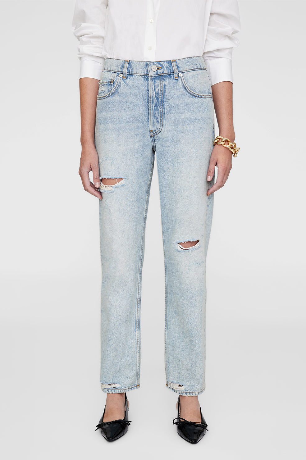 KATE JEAN - DESTRUCTED BLEACHED BLUE