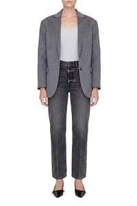 Kate high-waisted jeans - Grey