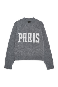 KENDRICK SWEATER UNIVERSITY PARIS - CHARCOAL