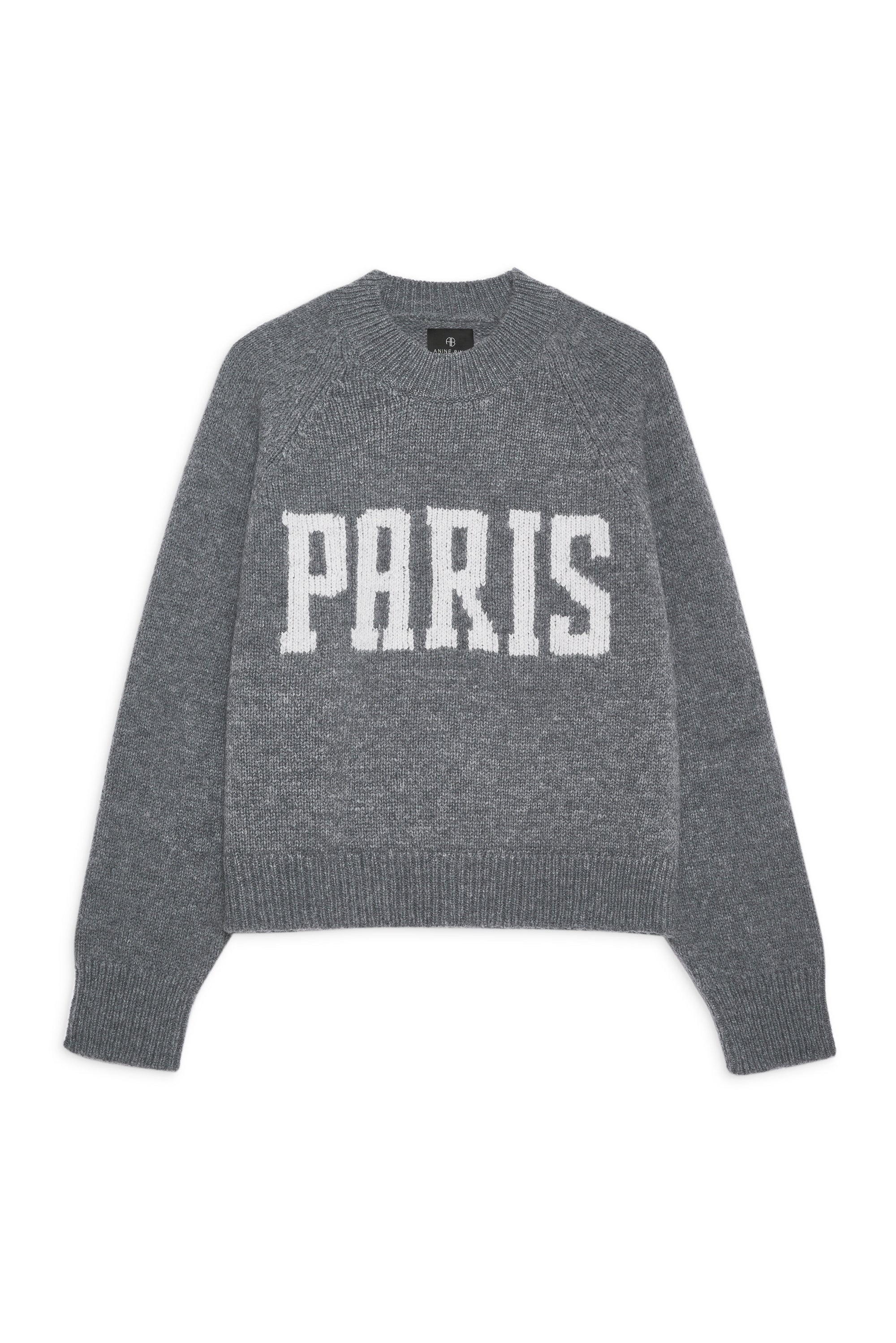 KENDRICK SWEATER UNIVERSITY PARIS - CHARCOAL
