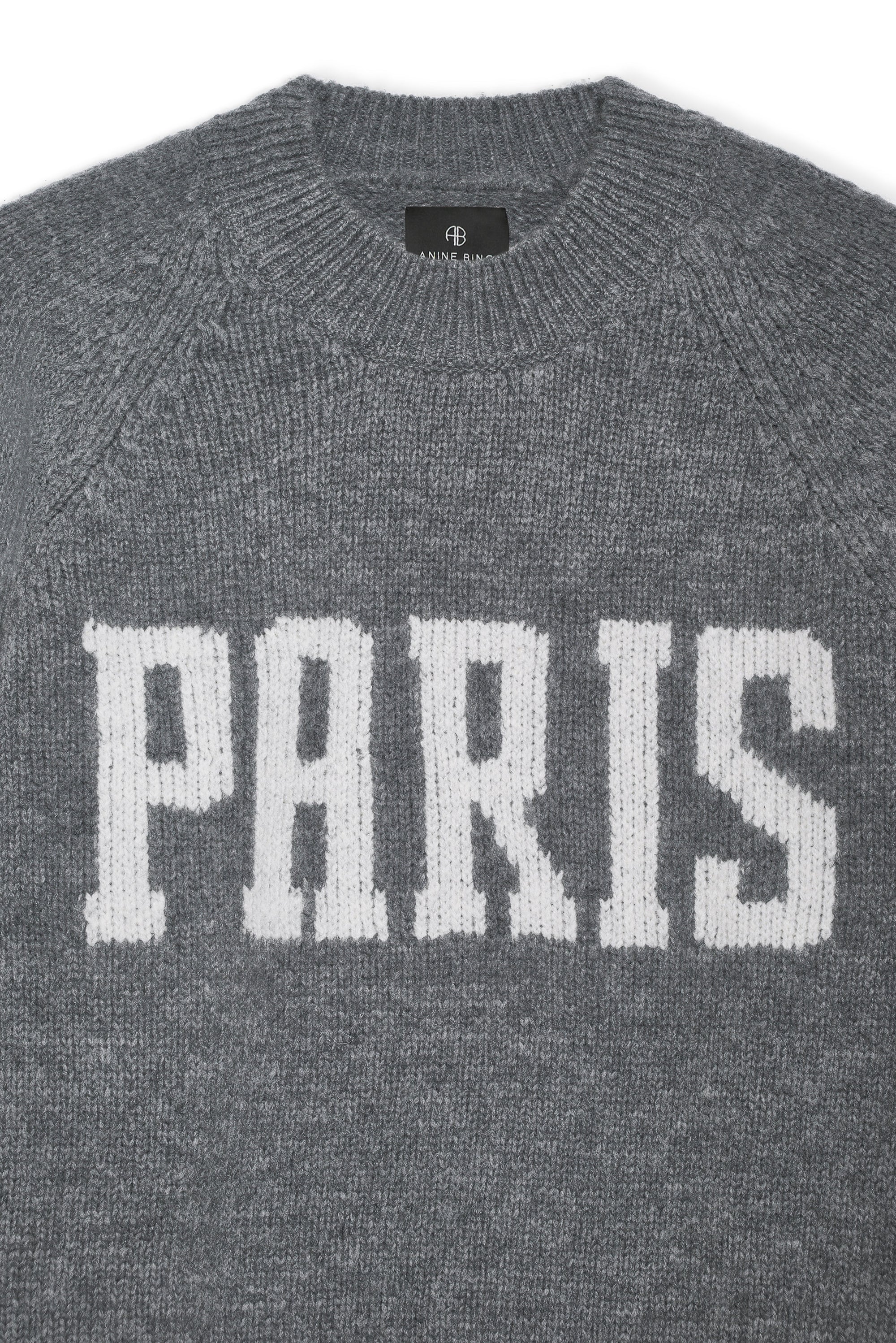 KENDRICK SWEATER UNIVERSITY PARIS - CHARCOAL