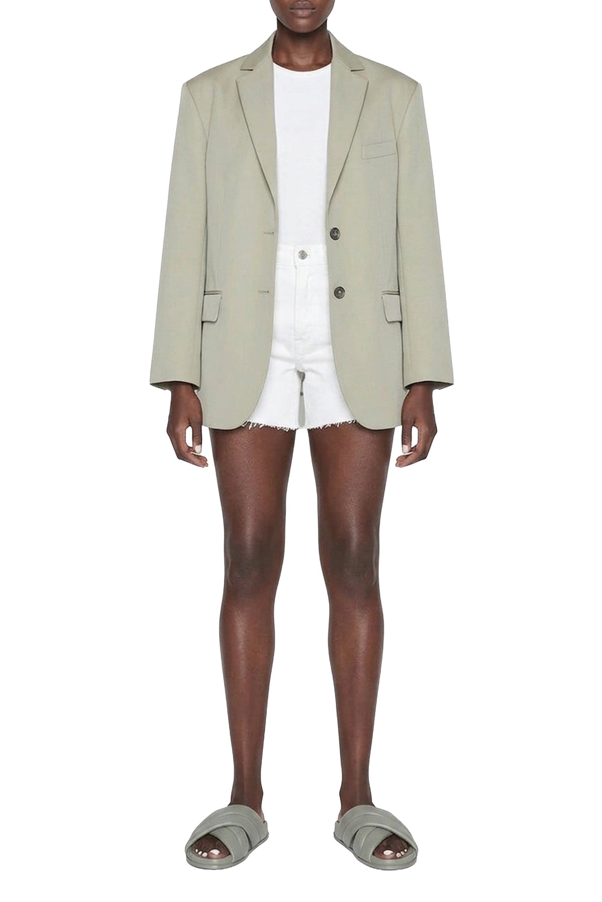 Kit high waist shorts - White