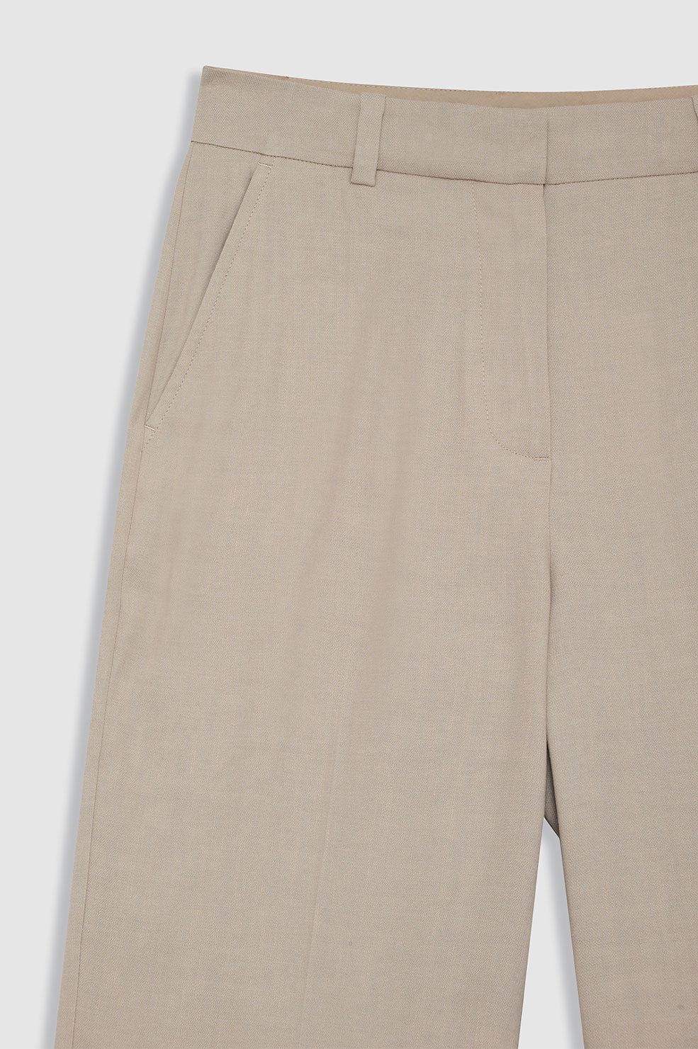 Kline linen mid-rise trousers - Sand