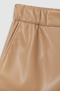 8qty NEW / KOA SHORT - BUTTERSCOTCH VEGAN LEATHER