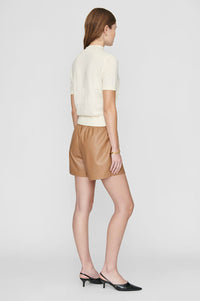 8qty NEW / KOA SHORT - BUTTERSCOTCH VEGAN LEATHER