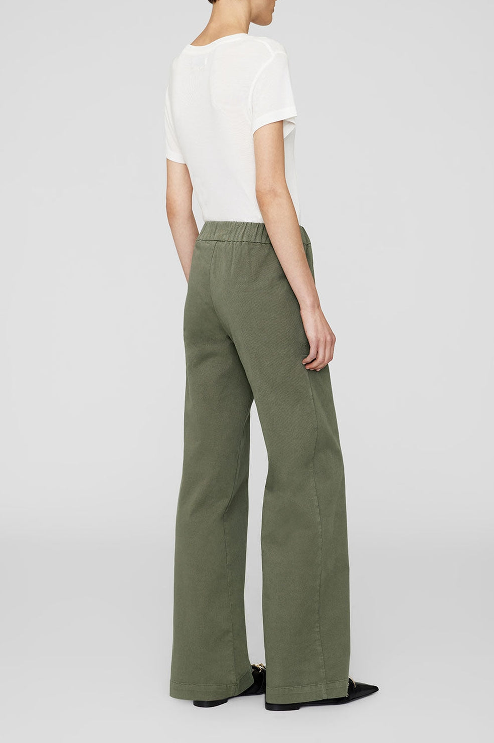 Koa high waist trousers - Army Green