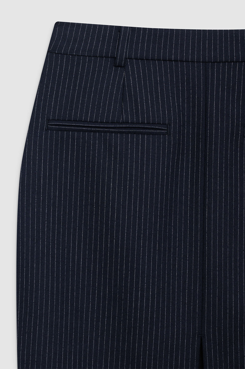 9qty NEW / KORA SKIRT - NAVY PINSTRIPE
