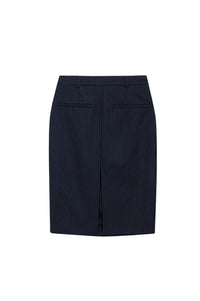 KORA SKIRT - NAVY PINSTRIPE