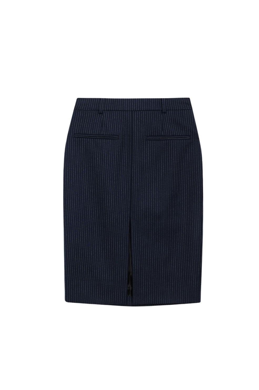 9qty NEW / KORA SKIRT - NAVY PINSTRIPE