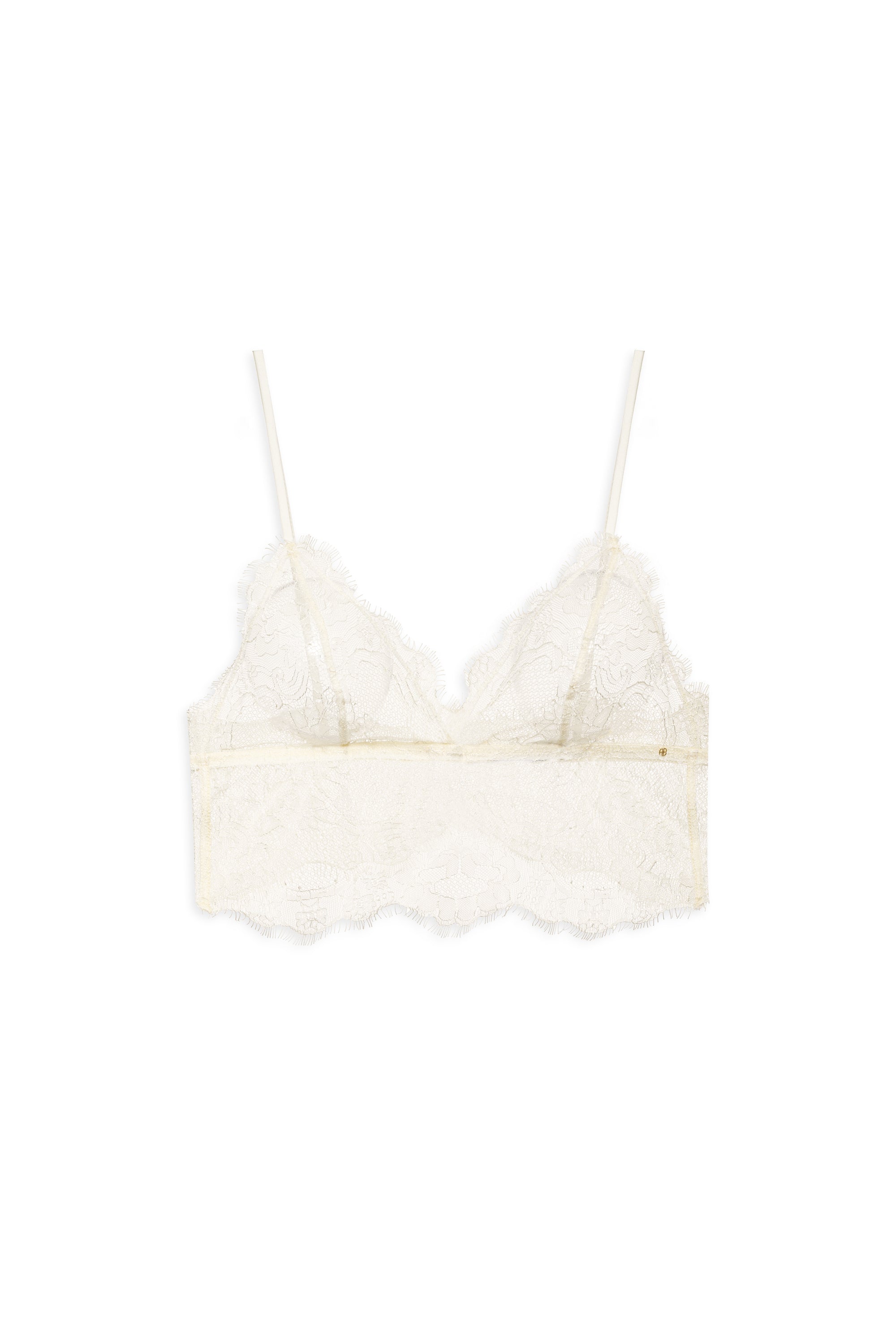 3qty NEW / LACE BRALETTE - IVORY