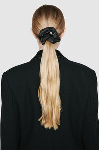 6qty NEW / LARGE GWINN SCRUNCHIE 2 PACK - BLACK