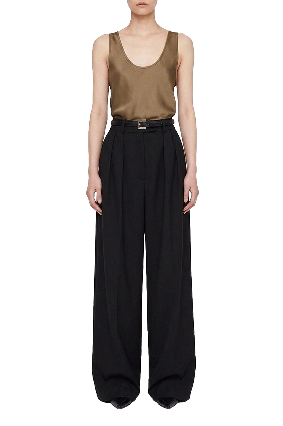 Top Lea en soie - Dark Green