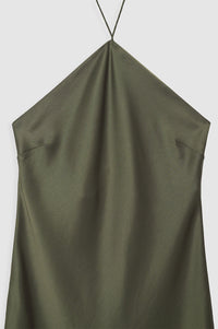 LEANNE MINI DRESS - ARMY GREEN