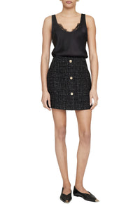 Top Lea en soie - Black