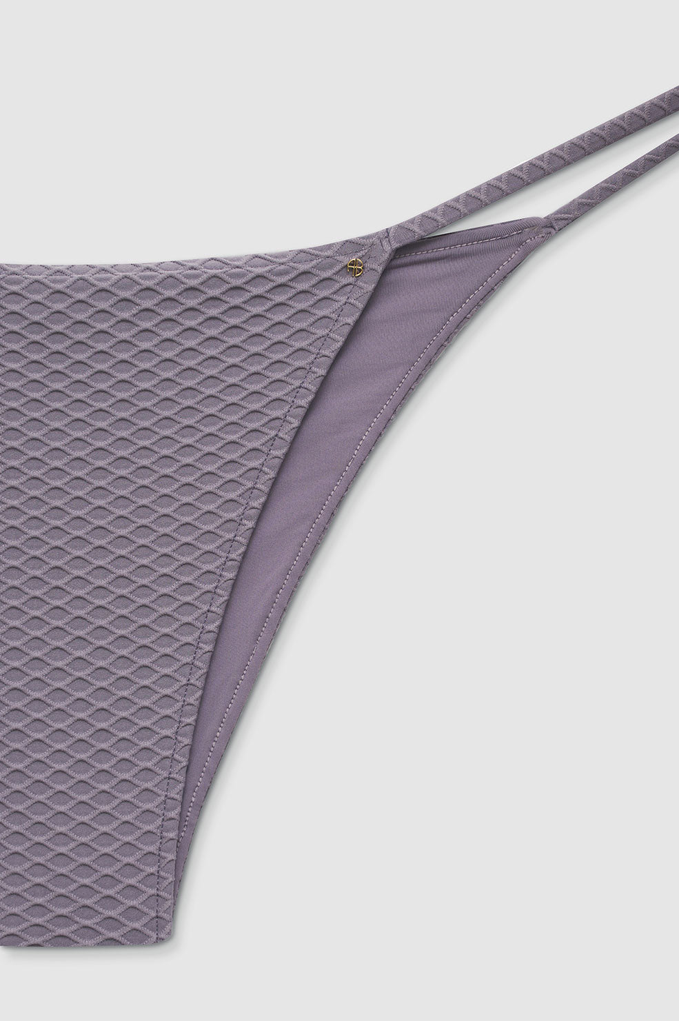 17qty NEW / LENO BIKINI BOTTOM - VIOLET