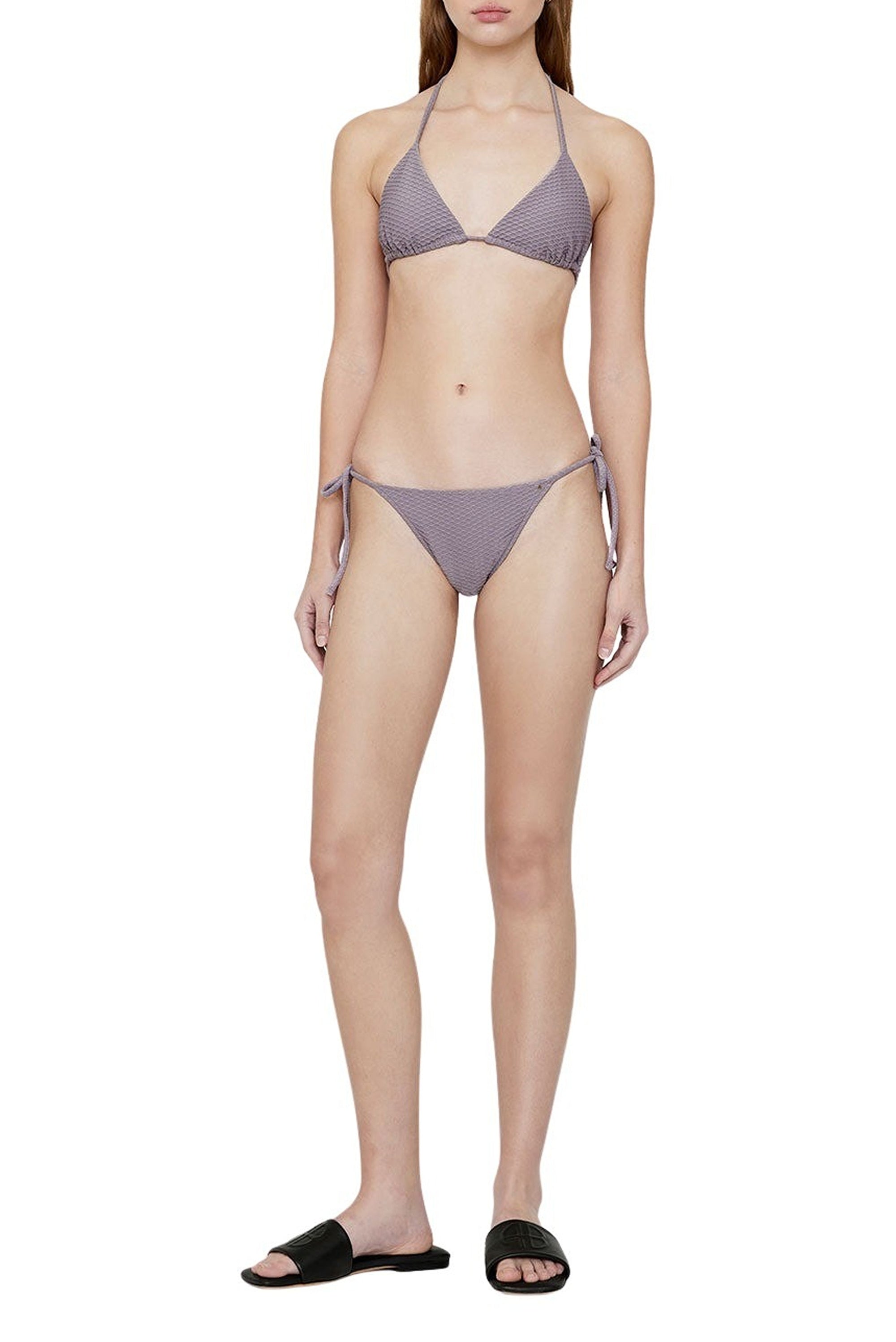 17qty NEW / LENO BIKINI BOTTOM - VIOLET