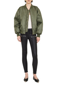 2qty NEW / LEON BOMBER - ARMY GREEN